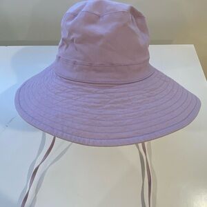 Free people lavender wide brim sun hat